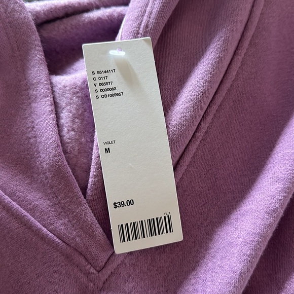 NWT Urban Outfitters cropped purple hoodie - Picture 5 of 5